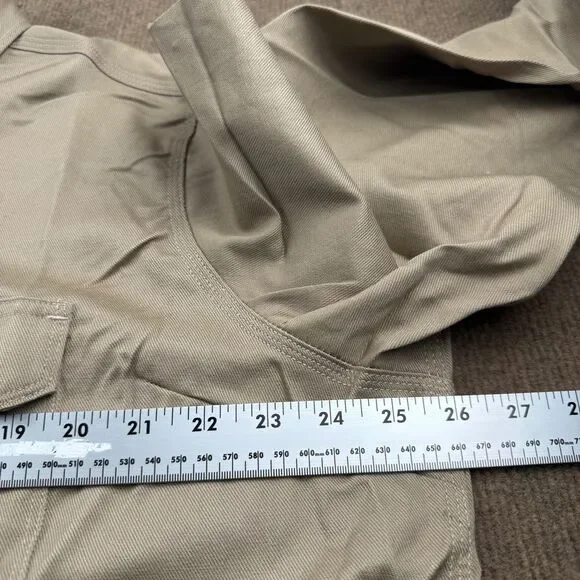 NWT Carhartt FR Shirt Women's XXL(20) Relaxed Fit Long Sleeve Twill Beige CAT2 - Picture 11 of 12